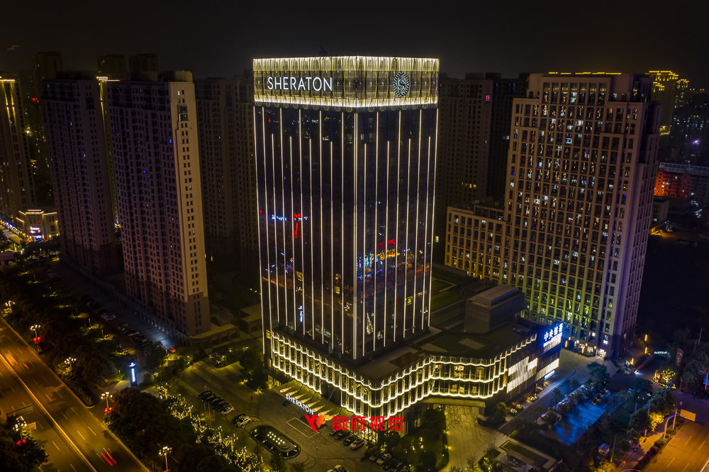 福州福清,喜来登,酒店亮化工程,广告摄影拍摄