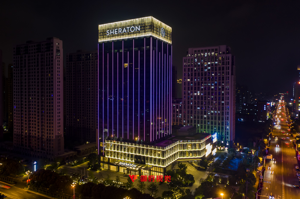 福州福清,喜来登,酒店亮化工程,广告摄影拍摄